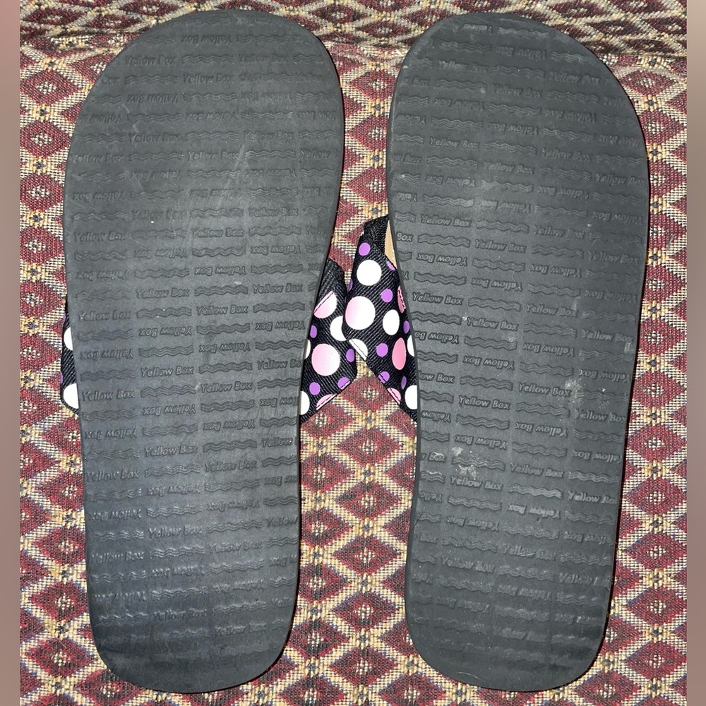 Yellow Box Flip Flops - Picture 4 of 5